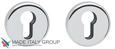 Накладки под цилиндр COLOMBO CD63GB-CR полированный хром (2 шт)