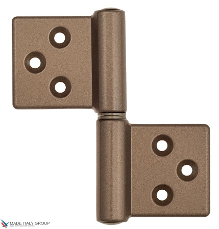 143BV032S_T Петля накладная без врезки Aldeghi 32x35 коричневая бронза ПРАВАЯ