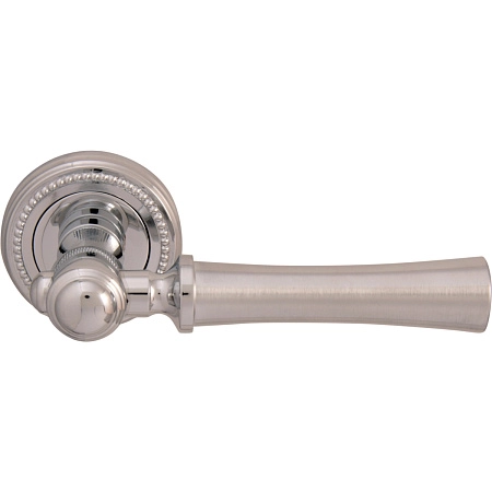 Дверная ручка на розетке Melodia 283 50L Carlo Матовый хром/хром