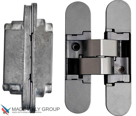 KUBICA K1000 DXSX, KOMBI 3 NS  петля скрытая универсальная МАТОВЫЙ НИКЕЛЬ (52 kg)