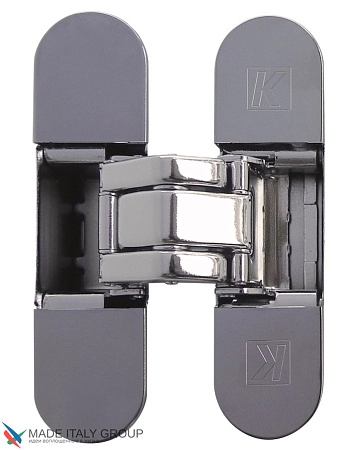 KUBICA K8000 ATOMIKA DXSX, CL петля скрытая универсальная ПОЛИРОВАННЫЙ ХРОМ (60 kg)