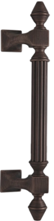 Дверная ручка скоба Melodia 740 Impero 430 мм Античная бронза