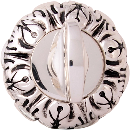 Накладка WC NEW 60 мм Серебро 925 + черный