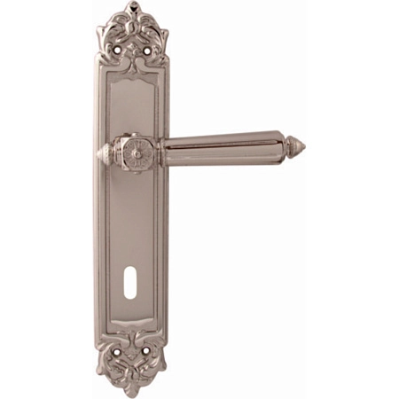 Дверные ручки на планке Melodia 246/229 Cab Nike Серебро