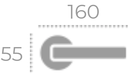 Дверная ручка на розетке Melodia 353P Regina Полированная латунь