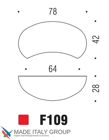 Мебельная ручка-кнопка (кноб) Colombo Formae F109-CM матовый хром