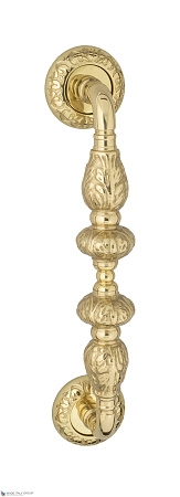 Дверная ручка-скоба Venezia LUCRECIA 310 мм (м/о 250 мм) D4 полированная латунь