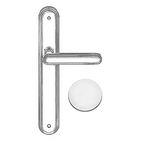 Дверная ручка на планке Linea Cali Chic полированный хром (CR)