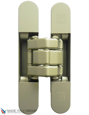 KUBICA K8080 ATOMIKA KARAKTER DXSX, NS петля скрытая универсальная МАТОВЫЙ НИКЕЛЬ (80 kg)