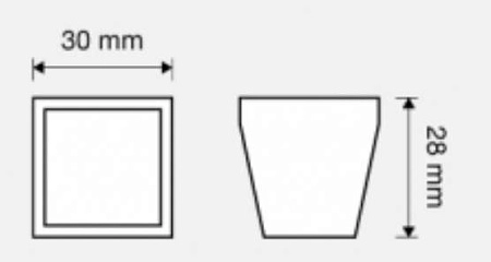 Мебельная ручка-кноб Linea Cali Mesh 203 PB 30 CR