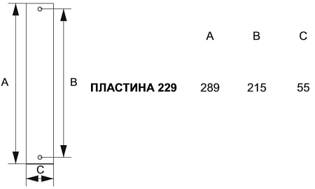 Дверные ручки на планке Melodia 131/229 Cyl Ricco Матовая бронза