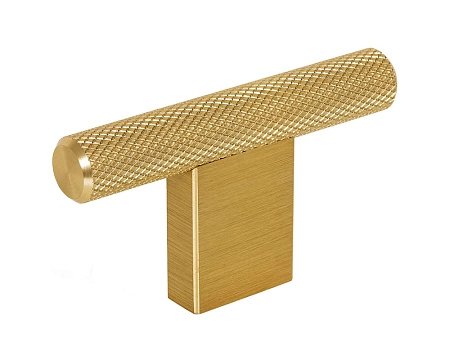 Мебельная ручка кнопка Viefe GRAF MINI-60х33 мм золото матовое