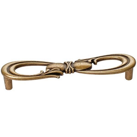 WMN.636X.128.M00D1 Ручка-скоба мебельная 128 мм, бронза античная "Флоренция"