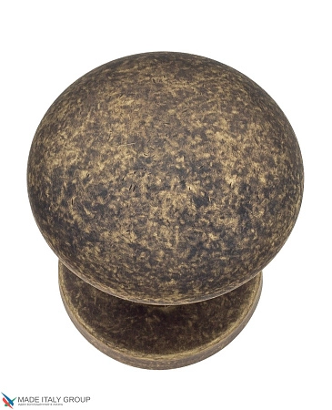 Дверная ручка-кноб поворотная Fratelli Cattini BRESCIA P34 Ø62 BA античная бронза 1шт.