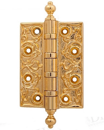 Петля дверная универсальная Linea Cali Vintage 127 х 5 мм золото 24к 1270.OZ 127