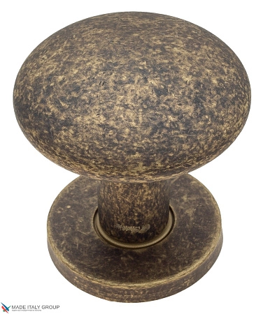 Дверная ручка-кноб поворотная Fratelli Cattini BRESCIA P34 Ø62 BA античная бронза 1шт.