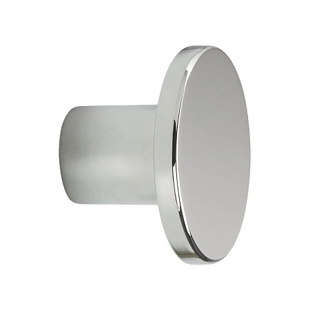 Мебельная ручка кнопка Viefe COMO-D26 мм хром глянцевый