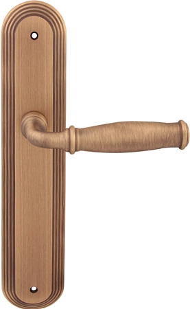 Дверные ручки на планке Melodia 266 Isabel Pass на пластине Demetra Матовая бронза