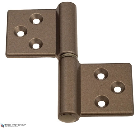 143BV032S_T Петля накладная без врезки Aldeghi 32x35 коричневая бронза ПРАВАЯ