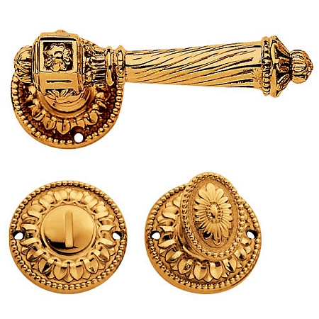 Ручка дверная Enrico Cassina Elisa C11011, золото 24К