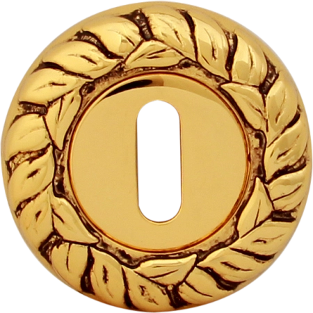 Накладка Cab Rose 60 mm Золото 24k + коричневый