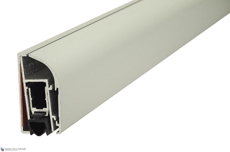 Автоматический порог накладной для стеклянных дверей Comaglio 1460GD / 700-500 мм, 1 уровень, серебристый