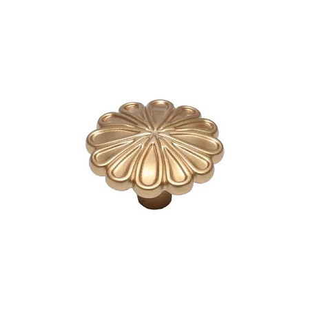 WPO.742Y.035.M00R8 Ручка-кнопка мебельная, золото матовое "Милан"