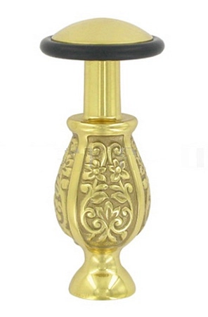 Дверной ограничитель DND напольный, латунь полированная 02268 OLV