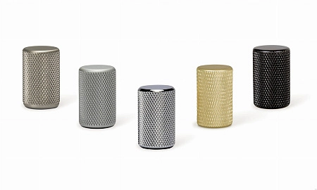 Мебельная ручка кнопка Viefe GRAF-D17 мм сталь