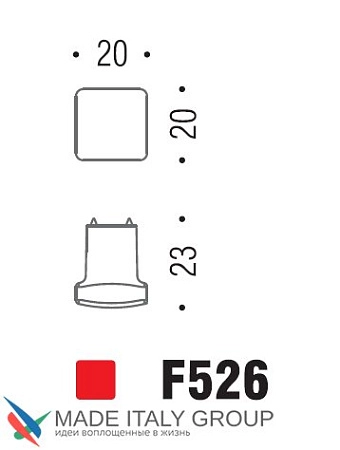Мебельная ручка-кнопка (кноб) Colombo Formae F526-CR полированный хром