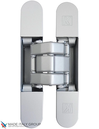 KUBICA K8120 ATOMIKA KARAKTER DXSX, CS петля скрытая универсальная МАТОВЫЙ ХРОМ (120 kg)
