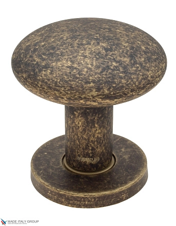 Дверная ручка-кноб поворотная Fratelli Cattini BRESCIA P34 Ø62 BA античная бронза 1шт.