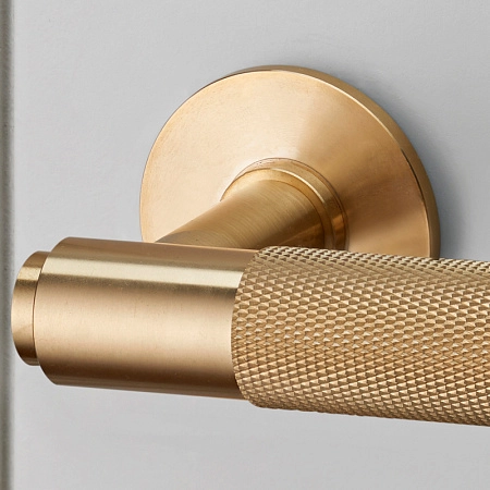 Дверные ручки Buster + Punch Cross Brass матовая латунь