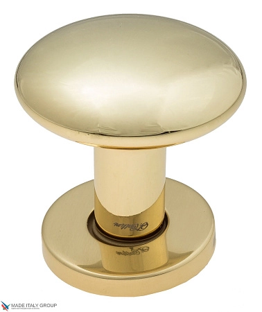 Дверная ручка-кноб поворотная Fratelli Cattini BRESCIA P34 Ø62 OLV полированная латунь 1шт.