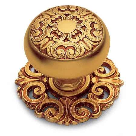 Мебельная ручка-кнопка Salice Paolo Masaccio золото французское 429 B