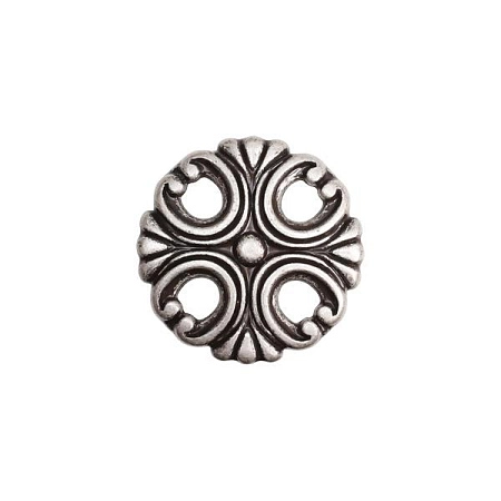 WPO.821Y.000.M00E8 Ручка-кнопка мебельная, старое серебро с блеском