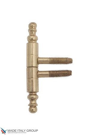 2551DAI.01 Петля мебельная ввертная La Florida Ø9 с декоративной пешкой полированная латунь (13 kg)