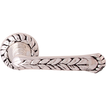 Дверная ручка Class 1055 Diamond 60 мм Серебро 925 + черный