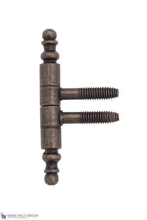 2551DDD.01 Петля мебельная ввертная La Florida Ø9 с декоративной пешкой античная бронза (13 kg)