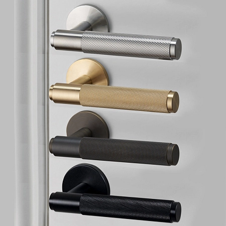 Дверные ручки Buster + Punch Cross Brass матовая латунь