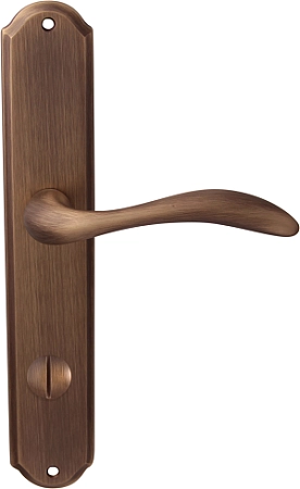 Дверные ручки на планке Melodia 132/131 Wc Laguna Матовая бронза
