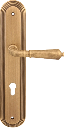 Дверные ручки на планке Melodia 130 Cyl/P 235 Antik бронза матовая