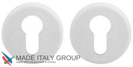 Накладки под цилиндр COLOMBO CD63GB-BI белый (2 шт)