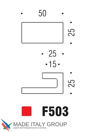 Мебельная ручка-кнопка (кноб) Colombo Formae F503-CR полированный хром
