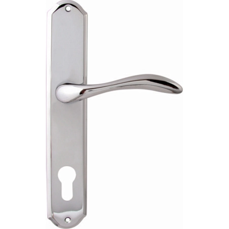 Дверные ручки на планке Melodia 132/131 Cyl Laguna Полированный хром