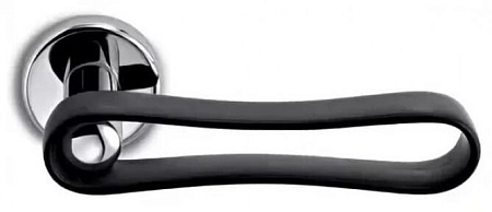 Дверная ручка Salice Paolo Infinito CR/SNO хром / черный матовый