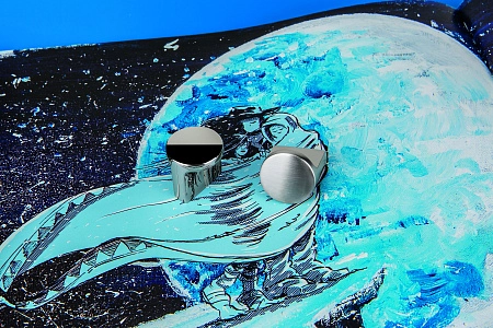 Мебельная ручка-кнопка (кноб) Colombo Formae F535-CM матовый хром