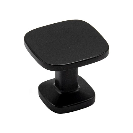 Мебельная ручка кнопка Viefe QUART MINI-D26 мм черный