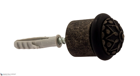 Дверной ограничитель напольный Fratelli Cattini F4 FA античное серебро