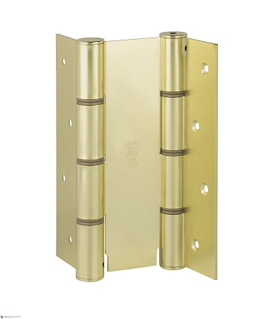 CODE 87 AO 155-40 Дверная петля пружинная двусторонняя Aldeghi 155x40 матовая латунь